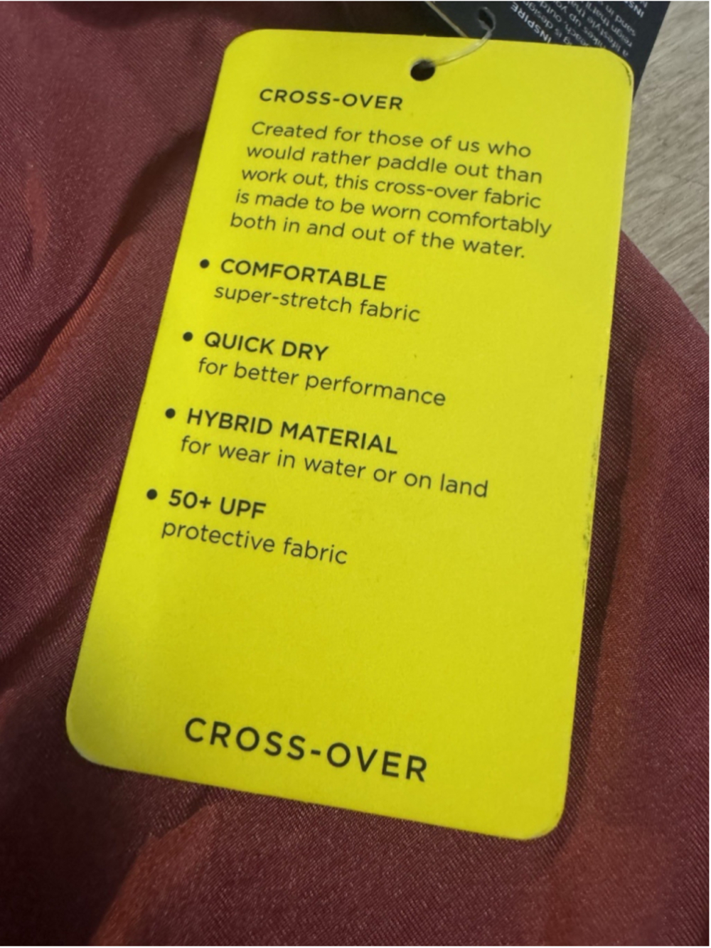 NWT Body Glove Stamina BREEZE CROSS-OVER PADDLE SUIT Spice Size Small S - Picture 6 of 11